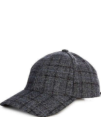 Dorfman Milano Tweed Plaid Ball Cap