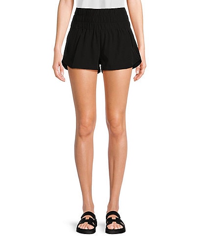 Double Zero High Rise Active Pull-On Shorts