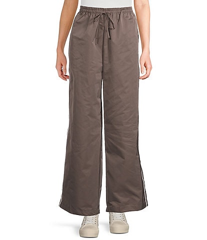 Double Zero High Rise Drawstring Wide Leg Pants