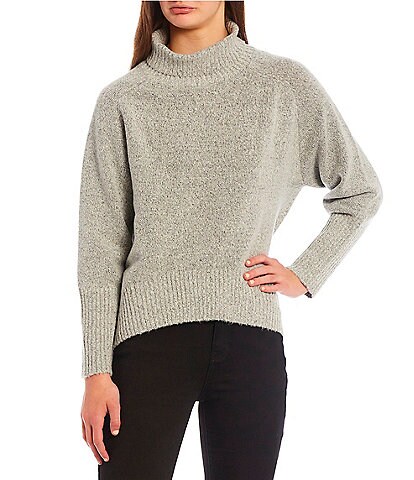 Double Zero Loose Fit Turtleneck Pull-On Sweater