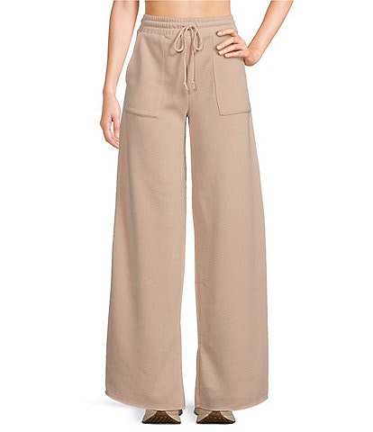 Double Zero Coordinating Wide Leg High Rise Easy Go Pants