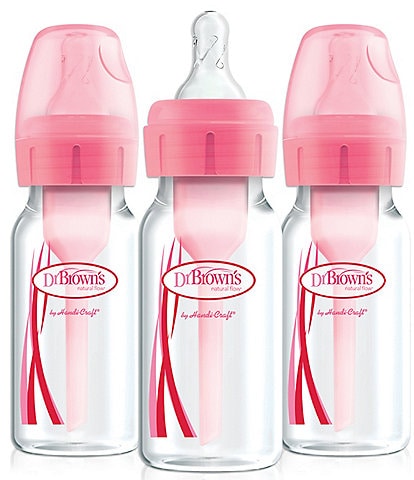 Dr. Brown's Options+ Anti-Colic Narrow 4oz Baby Bottle 3-Pack