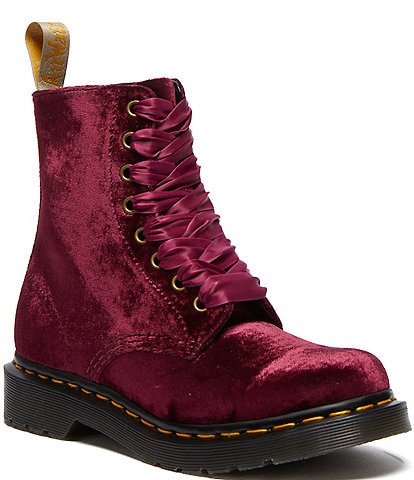 Dr. Martens 1460 Pascal Velvet Combat Booties