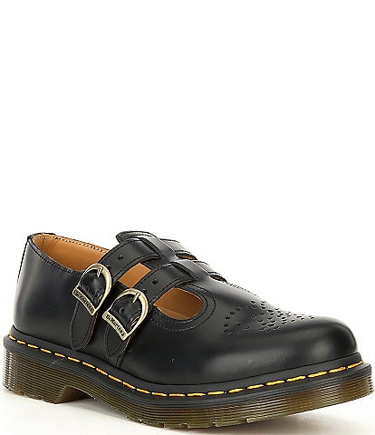 Dr. Martens 8065 Mary Jane Buckle Leather Shoes