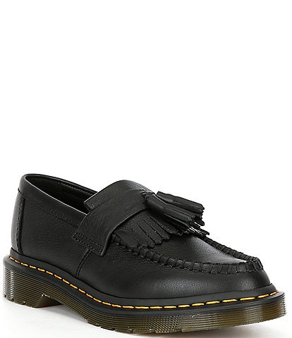 Dr. Martens Women's Adrian Tassel Virginia Smooth Leather Loafers