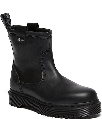 Dr. Martens Women's Anistone Lo Burnished Leather Booties