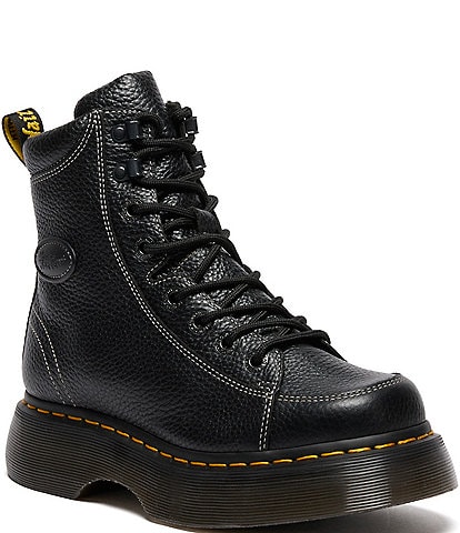 Dr. Martens Women's Buzz 8i Leather Platform Booties
