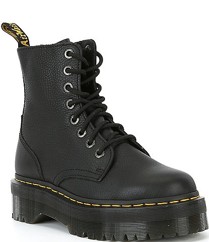 Dr. Martens Women's Jadon III Pisa Leather Platform Boots