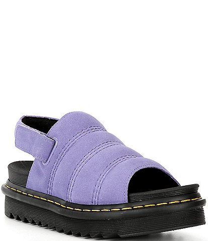Dr. Martens Women's Kole Suede Platform Slingback Sandals