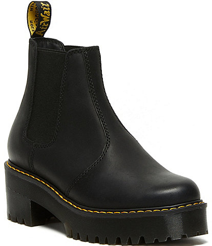 Dr. Martens Rometty Wyoming Chunky Lug Sole Chelsea Platform Booties