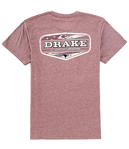 Drake Clothing Co. Blackout Badge Short Sleeve Graphic T-Shirt