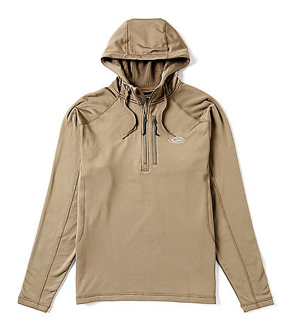 Drake MST Breathelite Quarter Zip Hoodie Tan / Medium