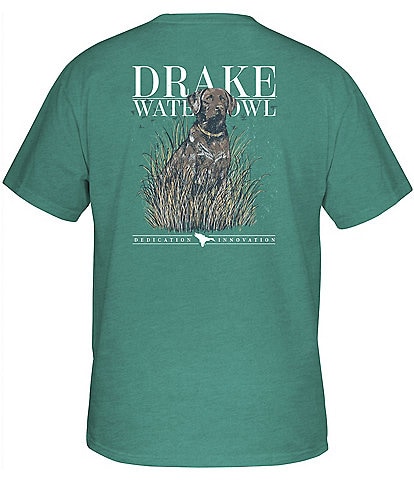 Drake Clothing Co. Chocolate Labrador Short Sleeve Graphic T-Shirt