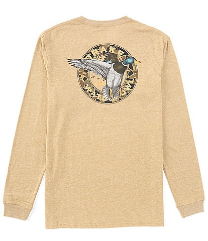 Drake Clothing Co. Circle Mallard Long Sleeve Graphic T-Shirt