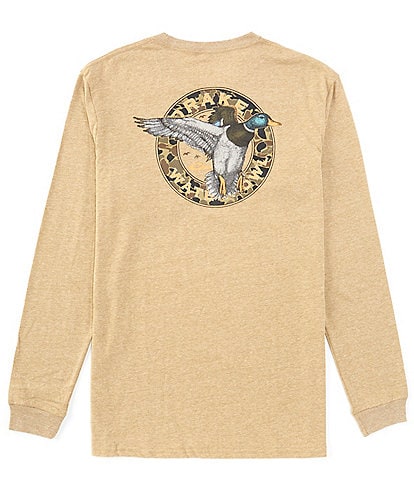 Drake Clothing Co. Circle Mallard Long Sleeve Graphic T-Shirt