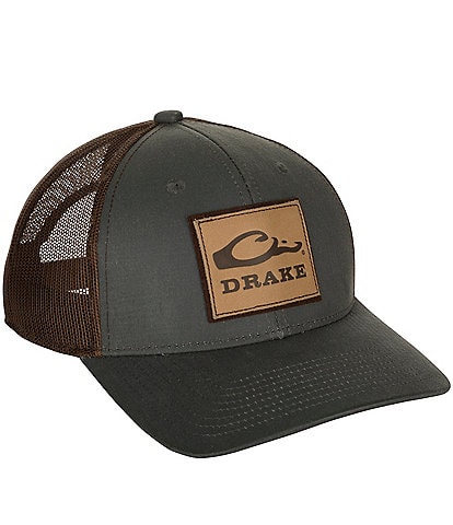 Drake Clothing Co. Leather Patch Mesh Back Cap