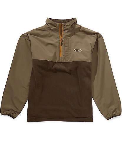 Drake Clothing Co. Quarter-Zip Color Block Refuge Eqwader Fleece Pullover