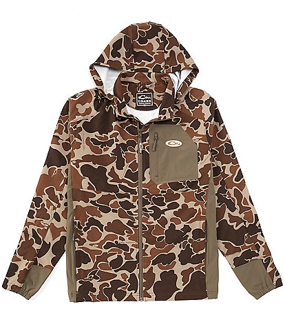 Drake Clothing Co. Camo Print Rain Brake Softshell Jacket