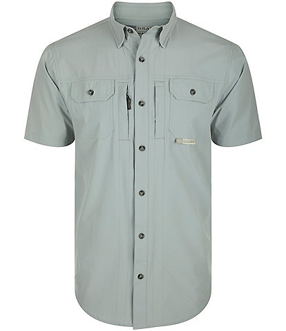 Drake Clothing Co. Short Sleeve Wing-shooter Trey Woven Shirt