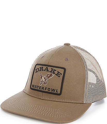 Drake Clothing Co. Waxed Cotton Duck Patch Mesh Back Cap