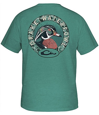 Drake Clothing Co. Wood Duck Circle Short Sleeve Graphic T-Shirt