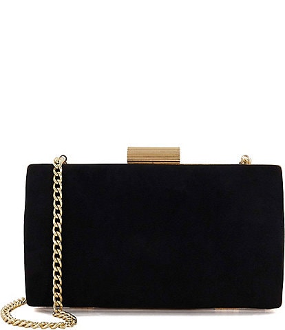 Navy Blue Wedding Clutch Bag / Suede and Reptil Leatherette 