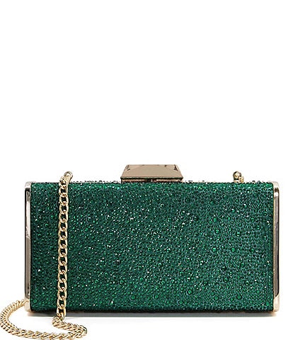Emerald green fold over clutch, Green velvet purse, Women Purse