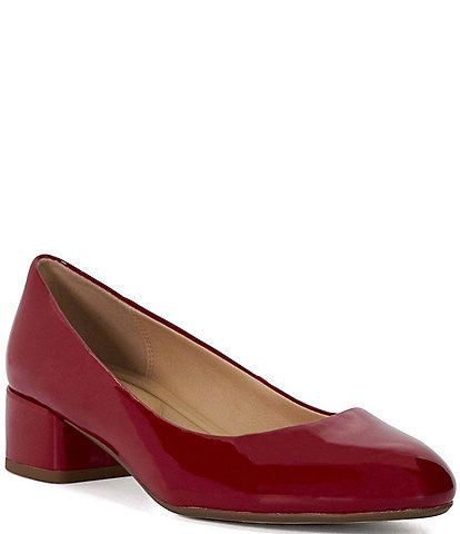 Dune London Bracket Patent Leather Dress Pumps