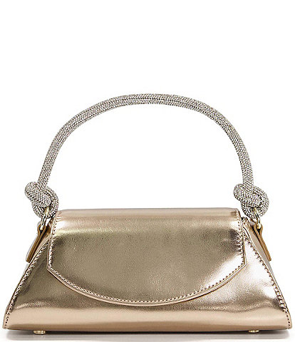 Dune London Brynley Crystal Strap Small Top Handle Evening Bag