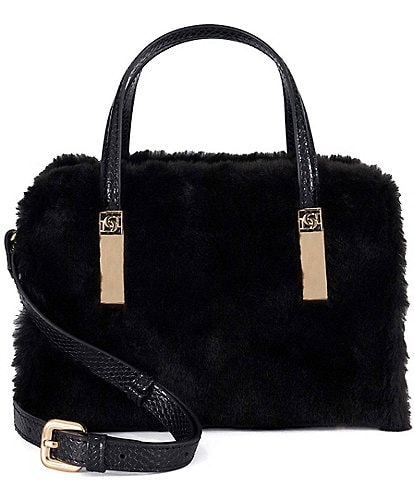 Dune London Dinky Faux Fur Small Tote Bag