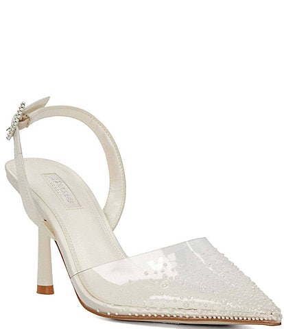 Dune London Divinely Vinyl Slingback Pumps