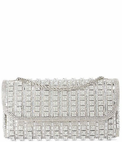 Dune London Elabourate Diamante Flapover Clutch