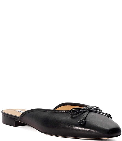 Dune London Haylas Leather Ballet Bow Mules