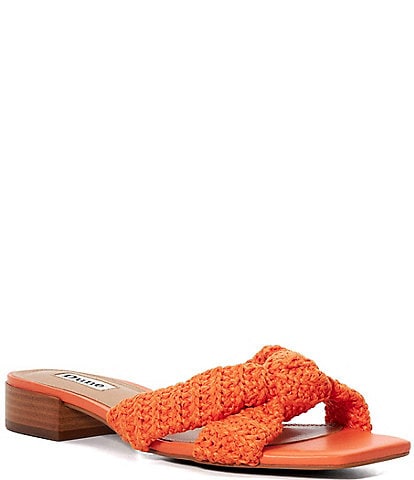 Dune London Laizes Crochet Slide Sandals