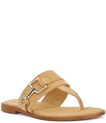 Dune London Lotica Suede Thong Sandals
