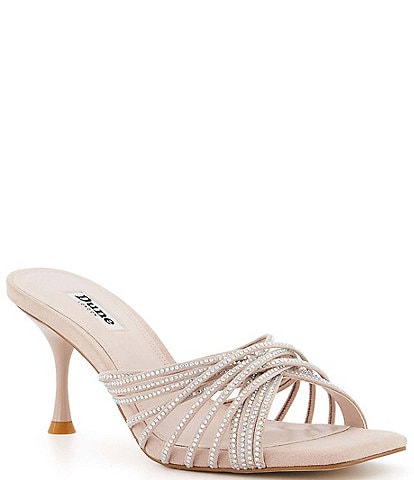 Dune London Marquees Crystal Embellished Dress Mules