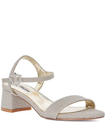 Dune London Measure Metallic Dress Sandals