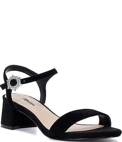 Dune London Measure Suede Dress Sandals