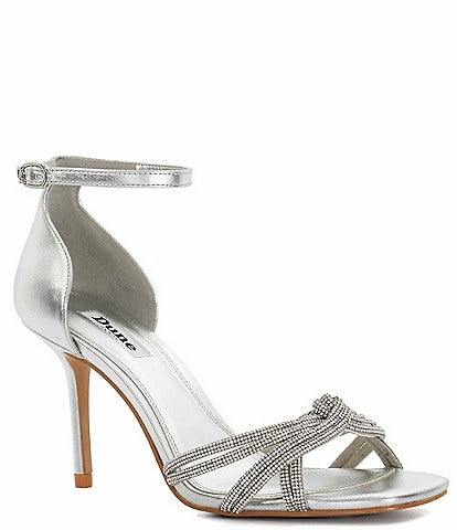 Dune London Militant Metallic Rhinestone Dress Sandals