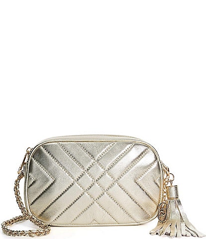 Dune London Premium Collection Chancery Metallic Crossbody Bag