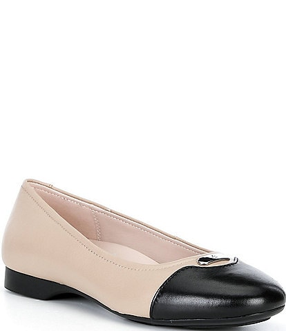 ECCO Elevate Leather Ballet Flats