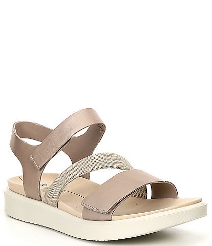ECCO Flowt 2 Leather Banded Sandals