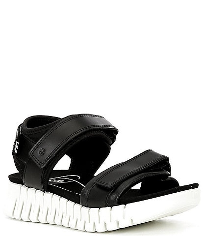 ECCO Gruuv Sol Leather Banded Sandals