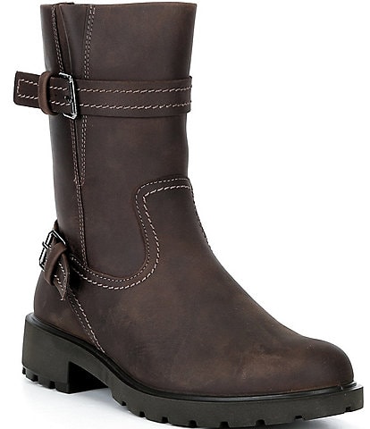 ECCO Metro Vienna Oiled Nubuck Biker Boots