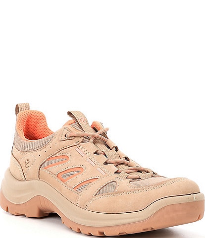 ECCO Offroad Premium Leather Lace Up Sneakers