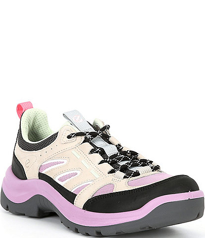 ECCO Offroad Premium Leather Lace Up Sneakers