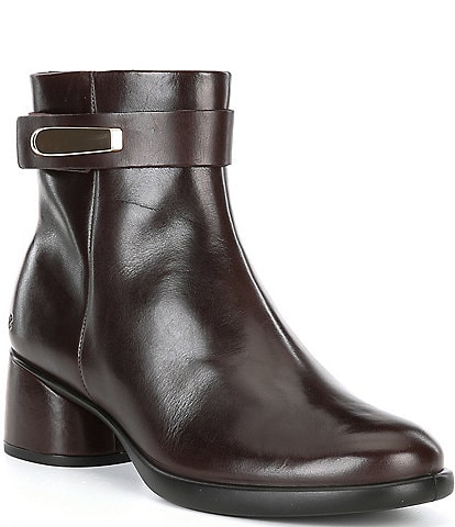 ECCO Sculpted LX 35 Leather Dress Booties