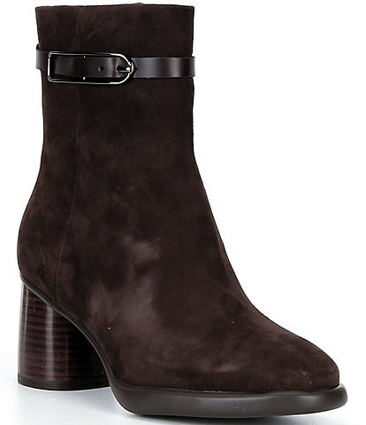 ECCO Sculpted Lx 55 Suede Ankle Booties