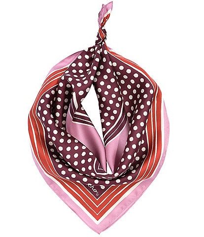 Echo Dotty Silk Bandana Square Scarf