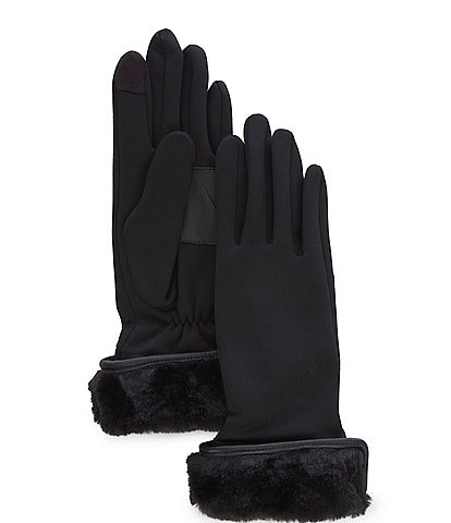 Echo Fold Down Faux Fur Cuff Glove